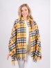 Soft Color Plaid Blanket Scarf 